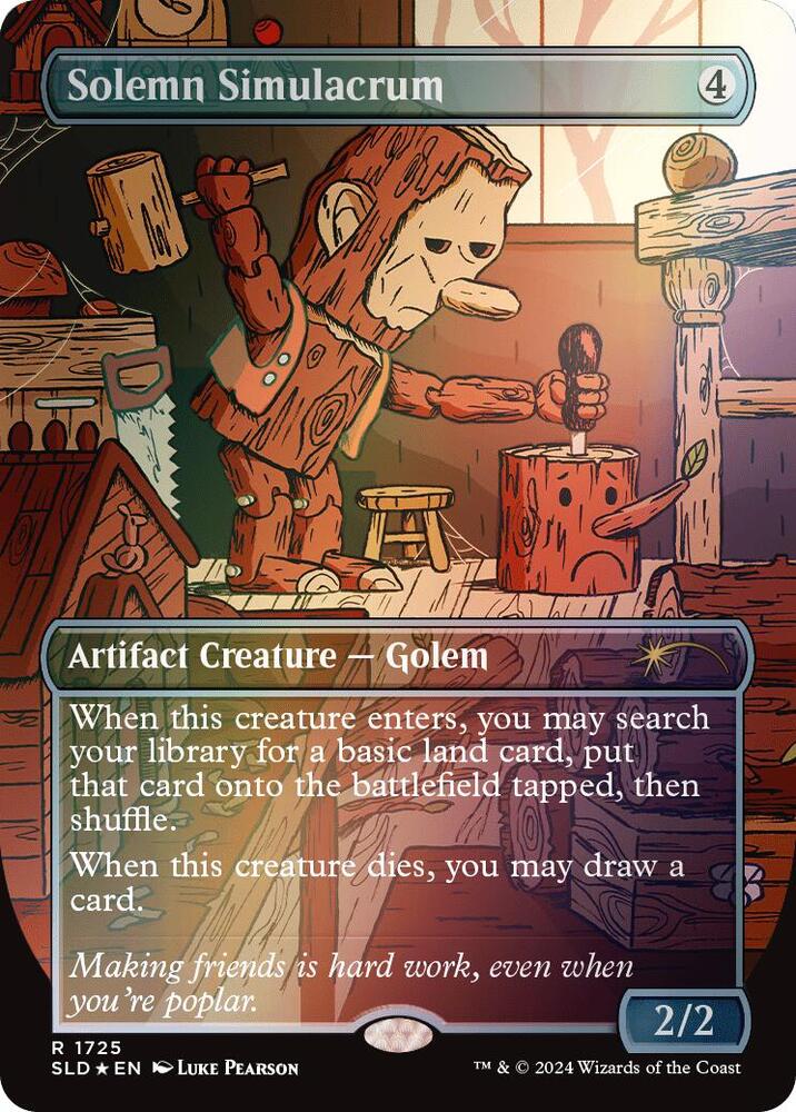 Solemn Simulacrum (1725) (Rainbow Foil) [Secret Lair Drop Series] 1725