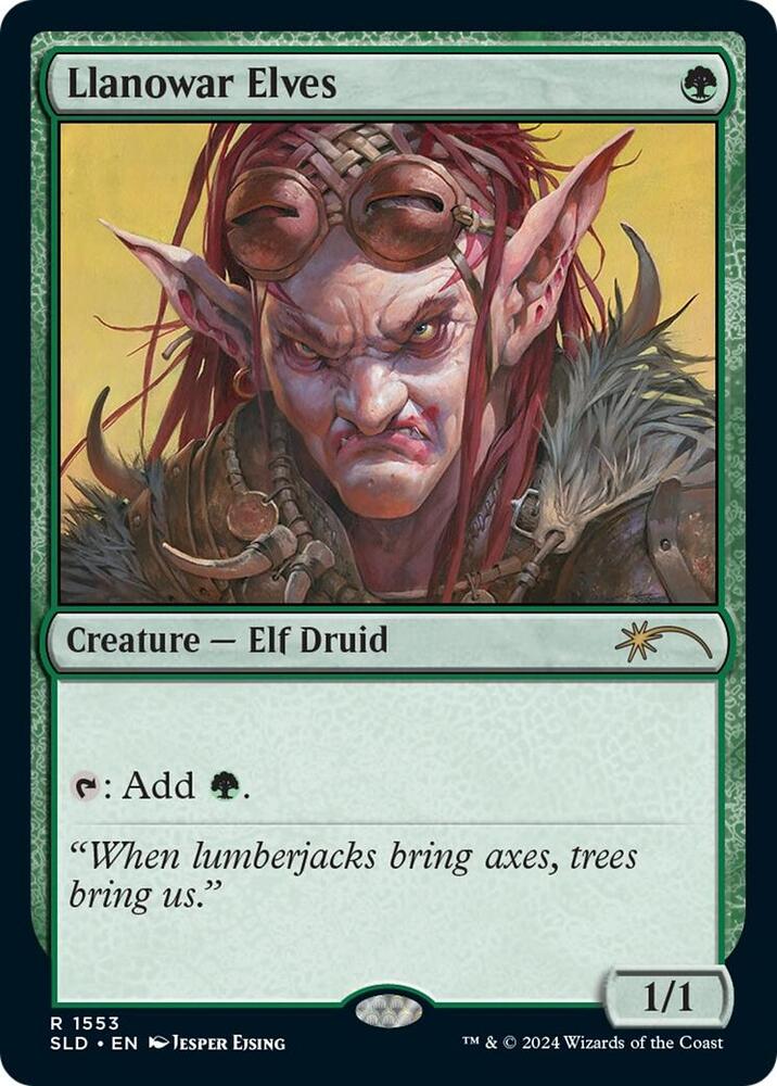 Llanowar Elves (1553) [Secret Lair Drop Series] 1553