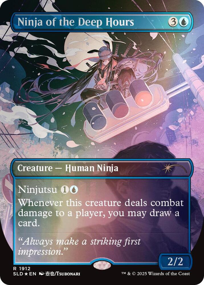 Ninja of the Deep Hours (Rainbow Foil) [Secret Lair Drop Series] 1912