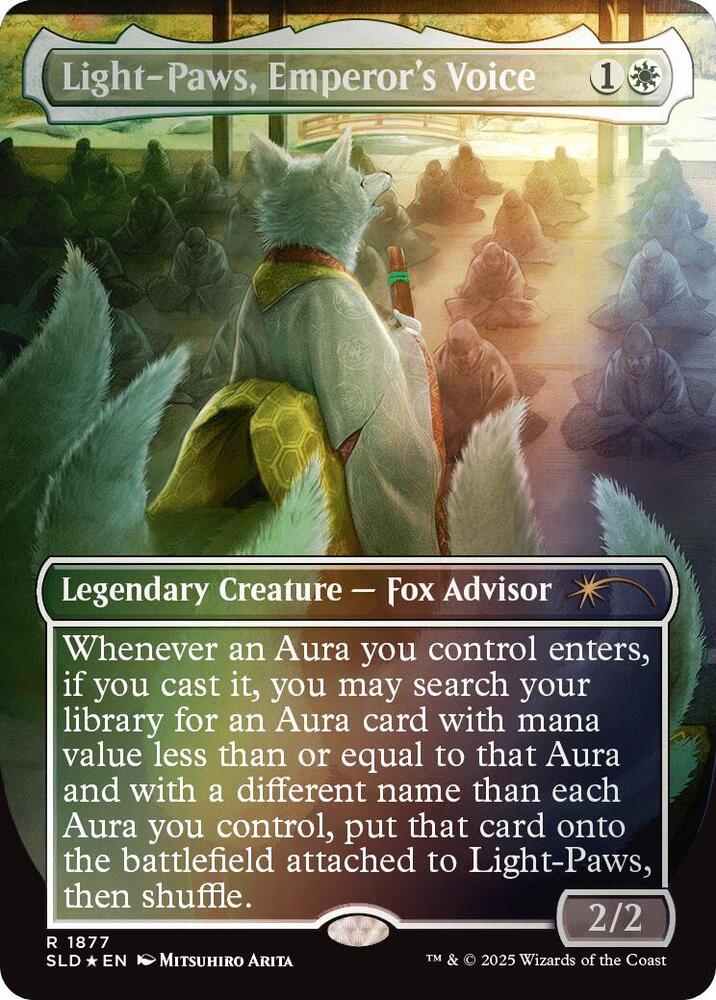 Light-Paws, Emperor's Voice (Rainbow Foil) [Secret Lair Drop Series] 1877