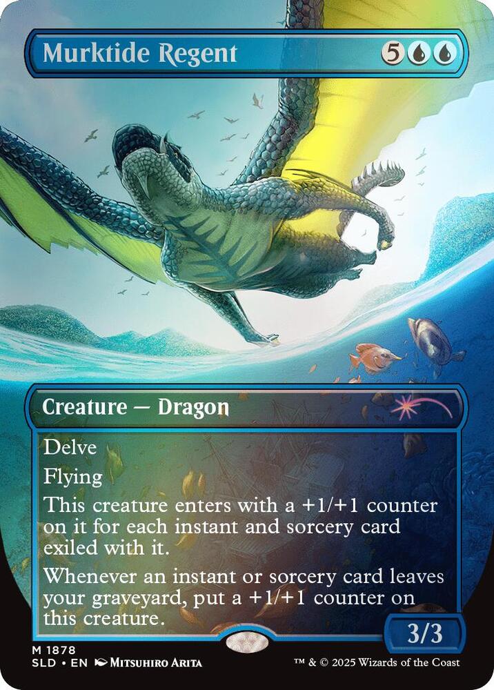 Murktide Regent (Rainbow Foil) [Secret Lair Drop Series] 1878
