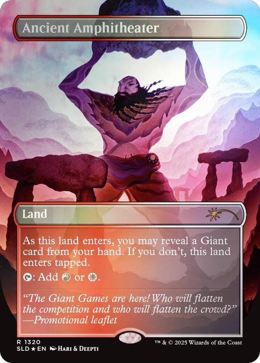 Ancient Amphitheater (Rainbow Foil) [Secret Lair Drop Series] 1320
