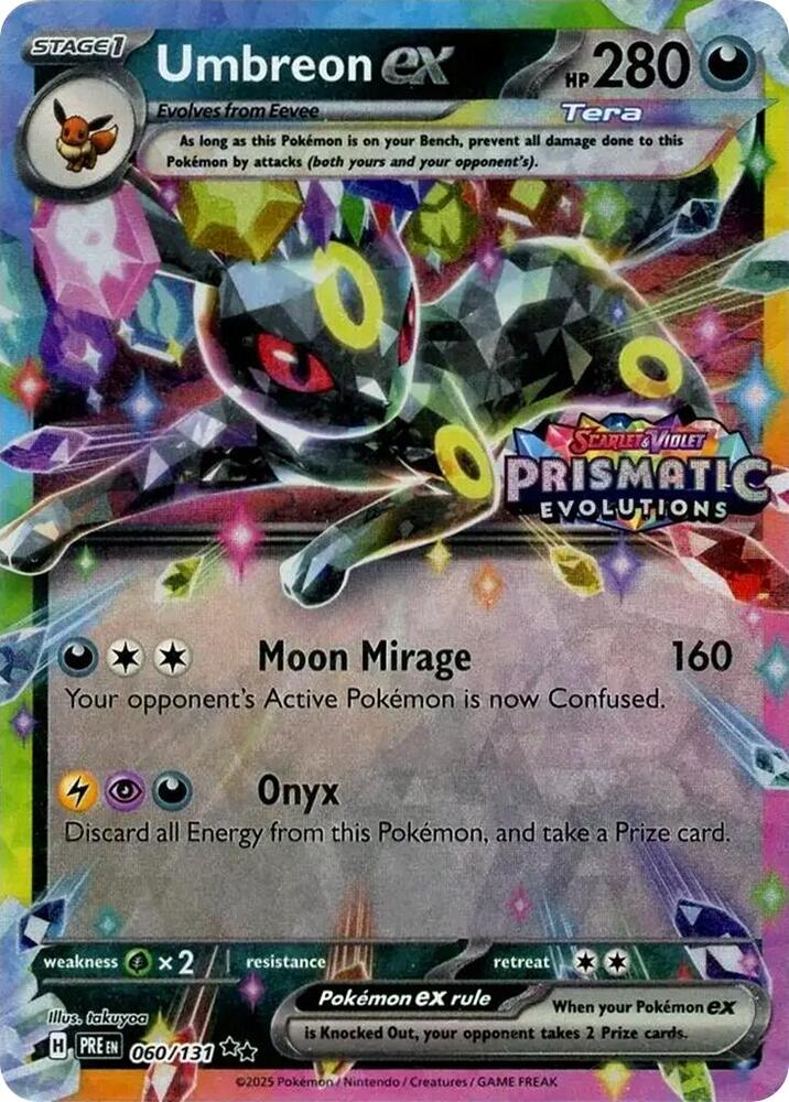 Umbreon ex - 060/131 (Prismatic Evolutions Stamp) [Miscellaneous Cards & Products] 060/131