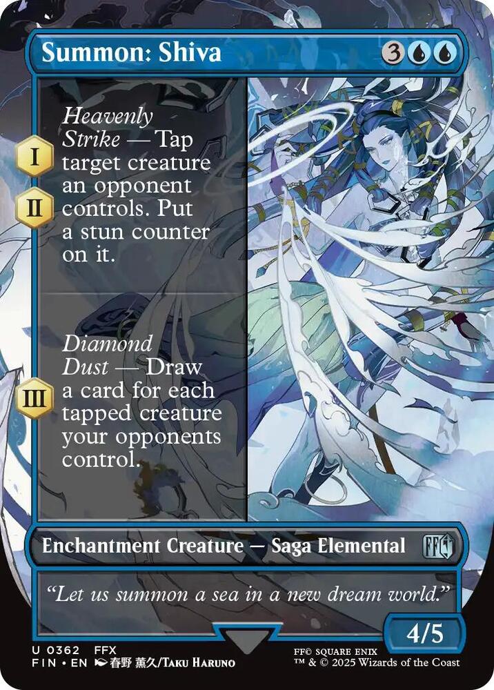 Summon: Shiva (Borderless) [FINAL FANTASY] 362