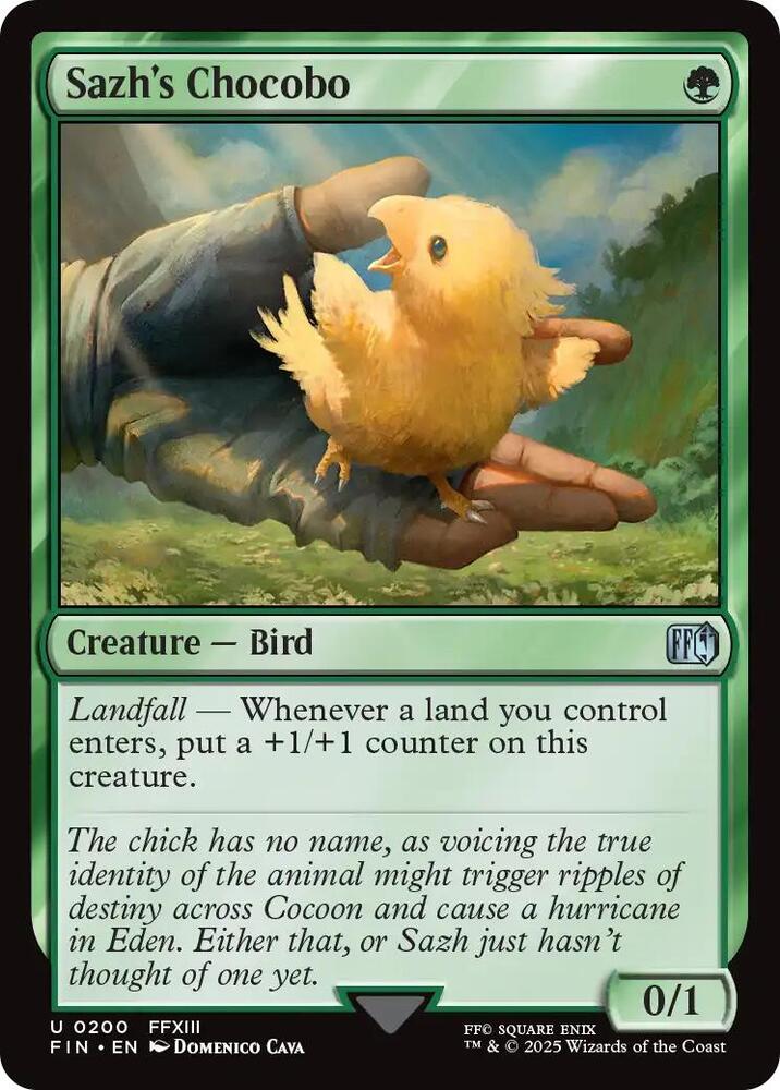 Sazh's Chocobo [FINAL FANTASY] 200