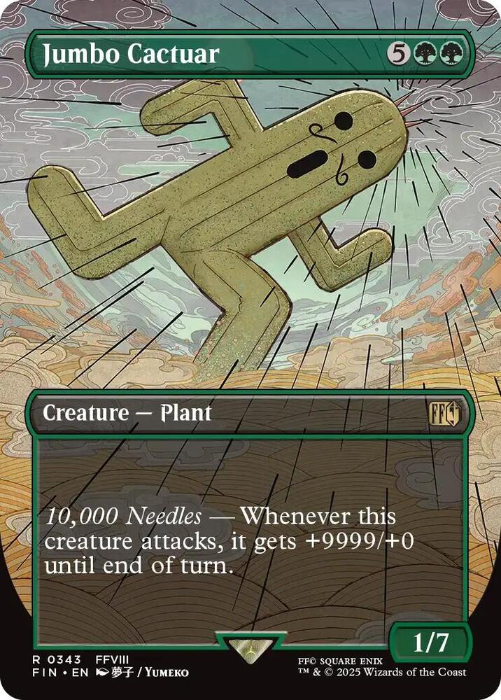 Jumbo Cactuar (Borderless) [FINAL FANTASY] 343