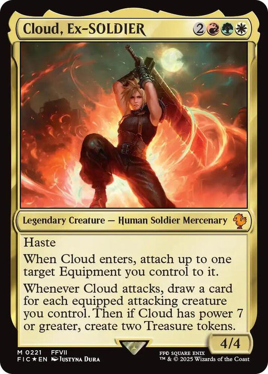 Cloud, Ex-SOLDIER (Surge Foil) [Commander: FINAL FANTASY] 221