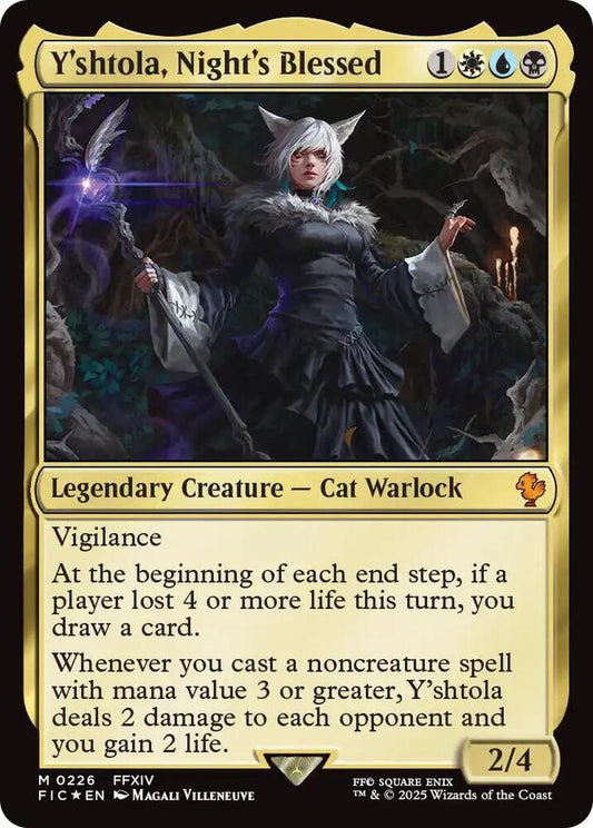 Y'shtola, Night's Blessed (Surge Foil) [Commander: FINAL FANTASY] 226