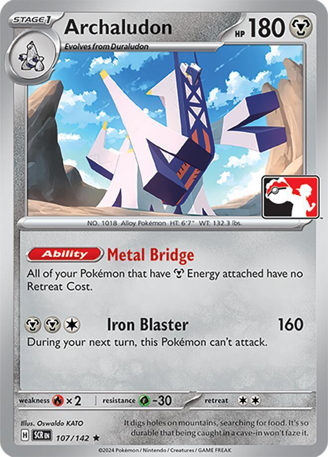 Archaludon - 107/142 [Prize Pack Series Cards] 107/142