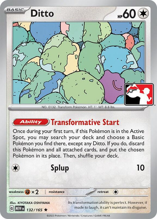 Ditto - 132/165 [Prize Pack Series Cards] 132/165