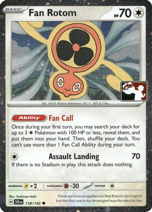 Fan Rotom - 118/142 (Cosmos Holo) [Prize Pack Series Cards] 118/142