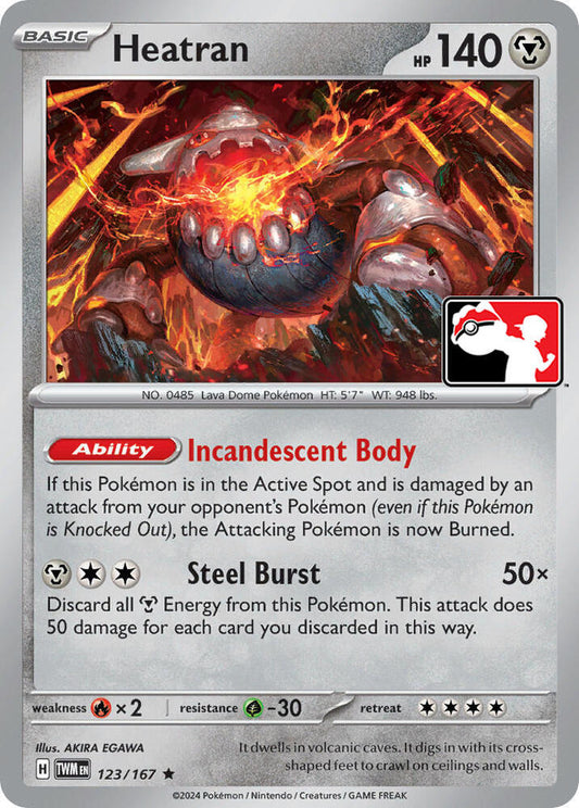 Heatran [Prize Pack Series Cards] 123/167