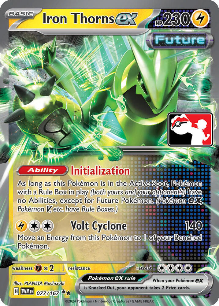 Iron Thorns ex - 077/167 [Prize Pack Series Cards] 077/167
