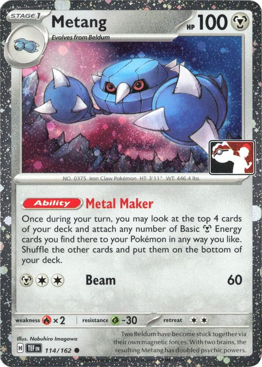 Metang - 114/162 (Cosmos Holo) [Prize Pack Series Cards] 114/162