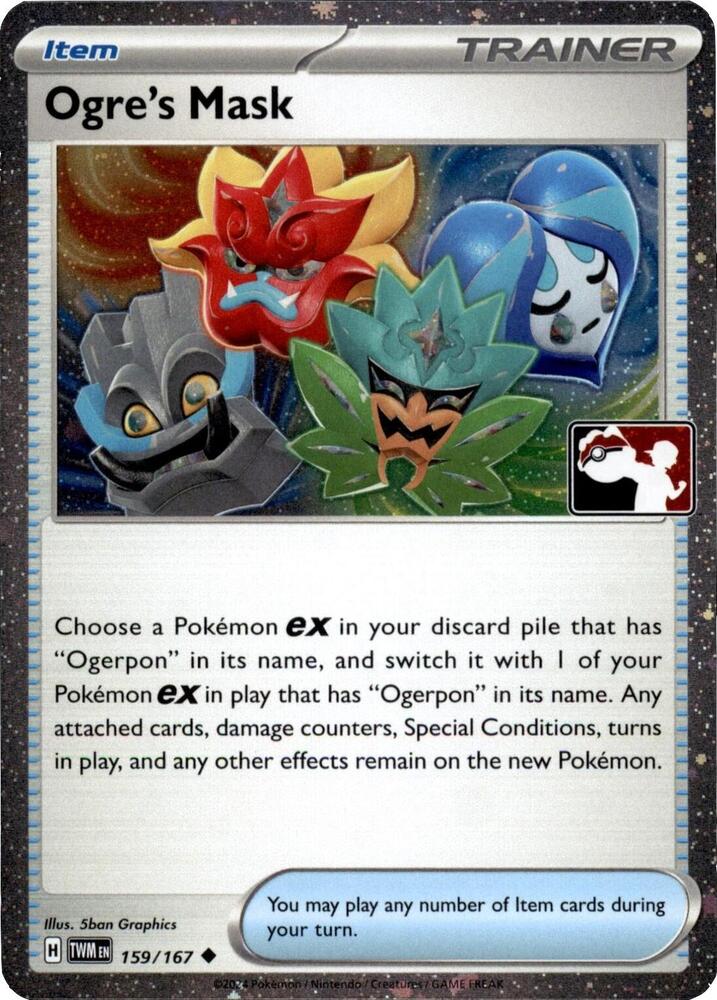 Ogre's Mask - 159/167 (Cosmos Holo) [Prize Pack Series Cards] 159/167