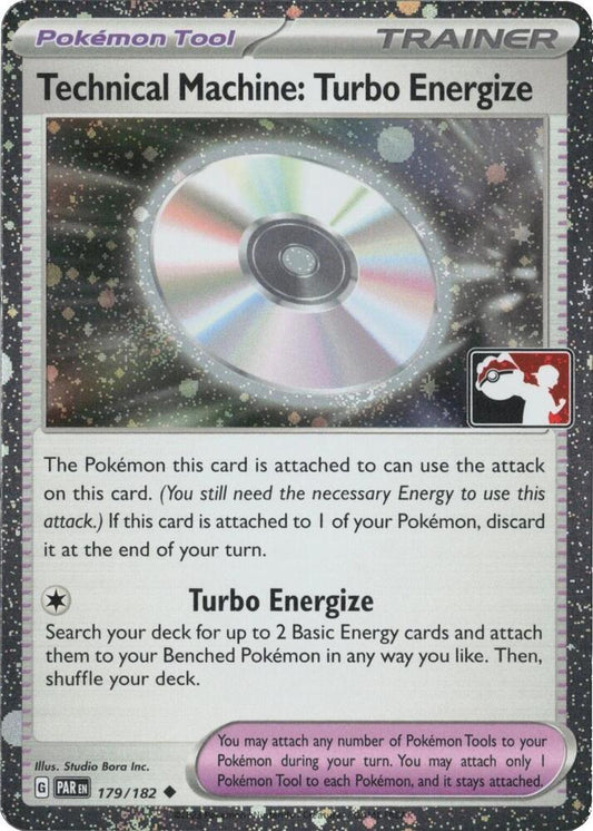 Technical Machine: Turbo Energize - 179/182 (Cosmos Holo) [Prize Pack Series Cards] 179/182