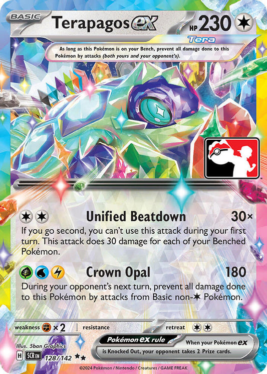 Terapagos ex - 128/142 [Prize Pack Series Cards] 128/142