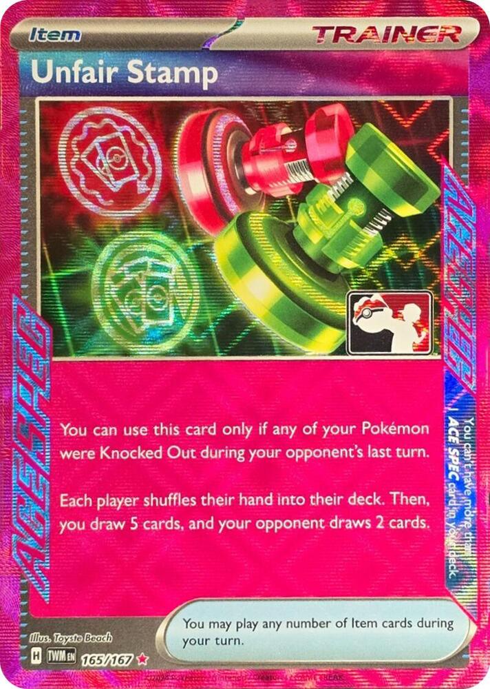 Unfair Stamp - 165/167 [Prize Pack Series Cards] 165/167