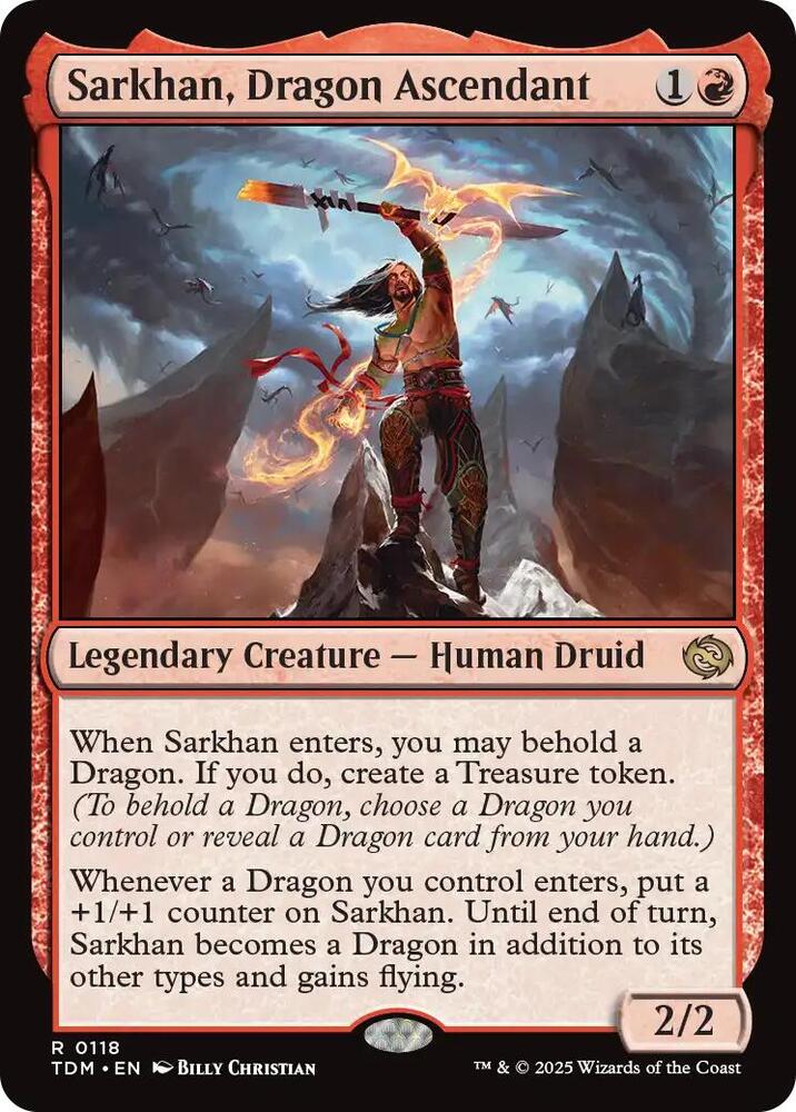 Sarkhan, Dragon Ascendant [Tarkir: Dragonstorm] 118