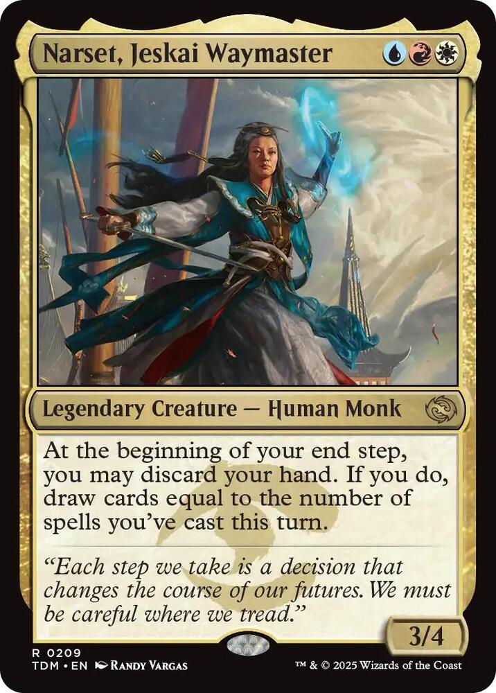 Narset, Jeskai Waymaster [Tarkir: Dragonstorm] 209