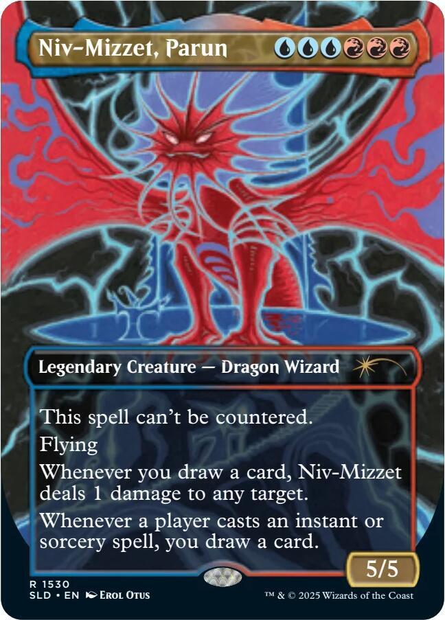 Niv-Mizzet, Parun (Rainbow Foil) [Secret Lair Drop Series] 1530