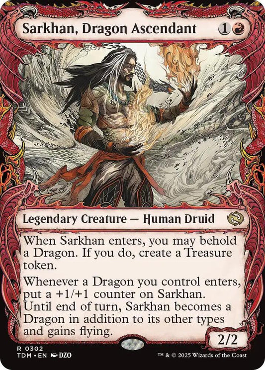 Sarkhan, Dragon Ascendant (0302) (Showcase) [Tarkir: Dragonstorm] 302