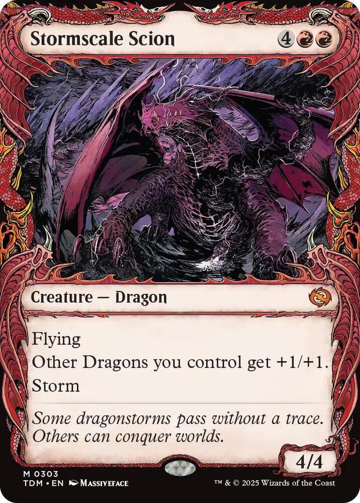 Stormscale Scion (Showcase) [Tarkir: Dragonstorm] 303
