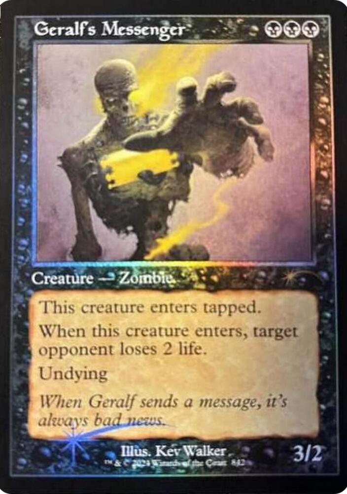 Geralf's Messenger (842) (Retro Frame) [Secret Lair Drop Series] 842