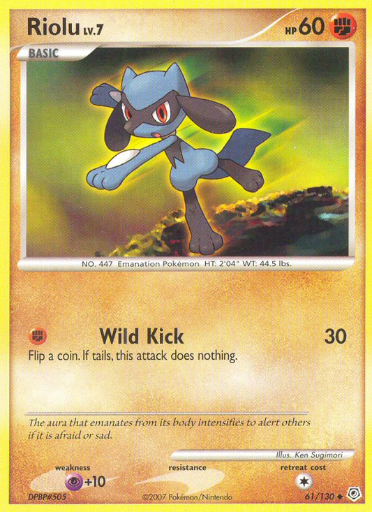 Riolu - 61/130 Diamond & Pearl