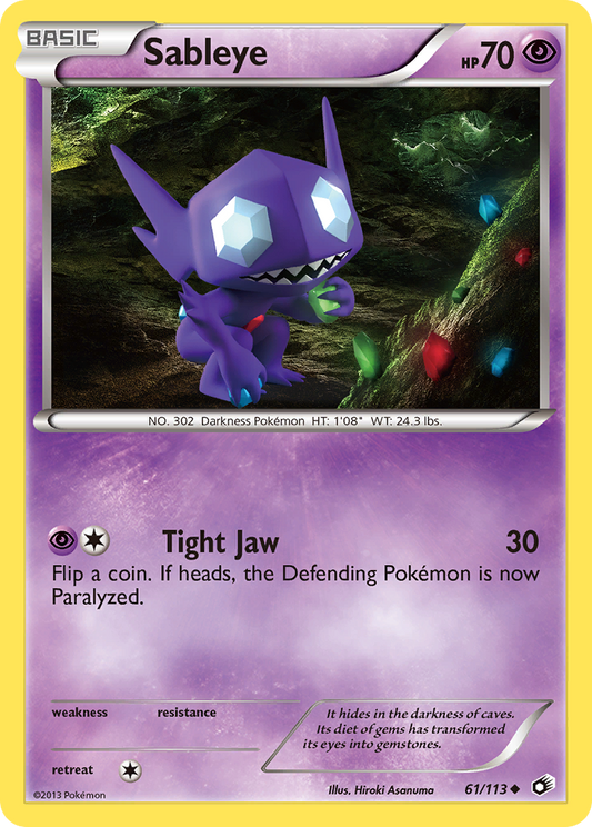 Sableye - 61/113 Legendary Treasures