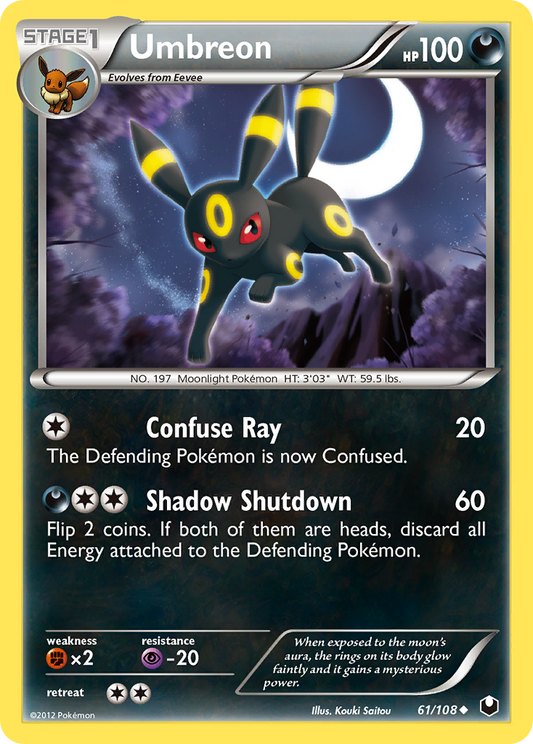 Umbreon - 61/108 Dark Explorers