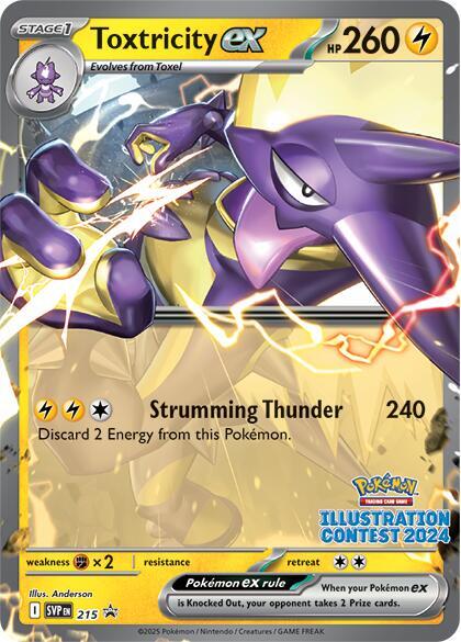 Toxtricity ex - 215 (Illustration Contest 2024) [SV: Scarlet & Violet Promo Cards] 215