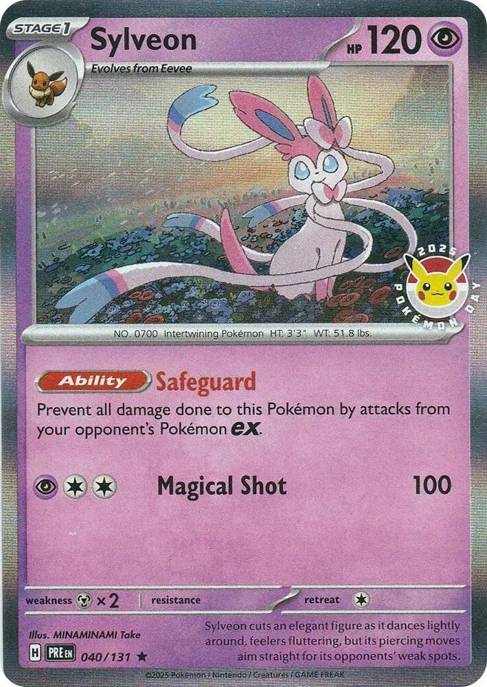 Sylveon - 040/131 (Pokemon Day) [Miscellaneous Cards & Products] 040/131