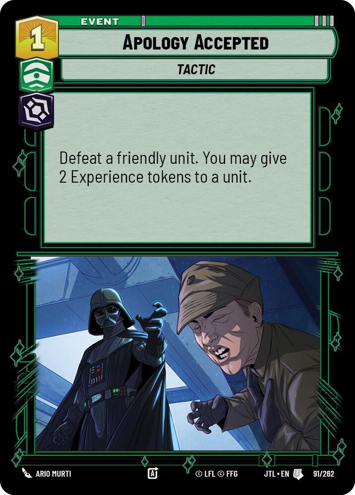 Apology Accepted [Jump to Lightspeed] 091/262