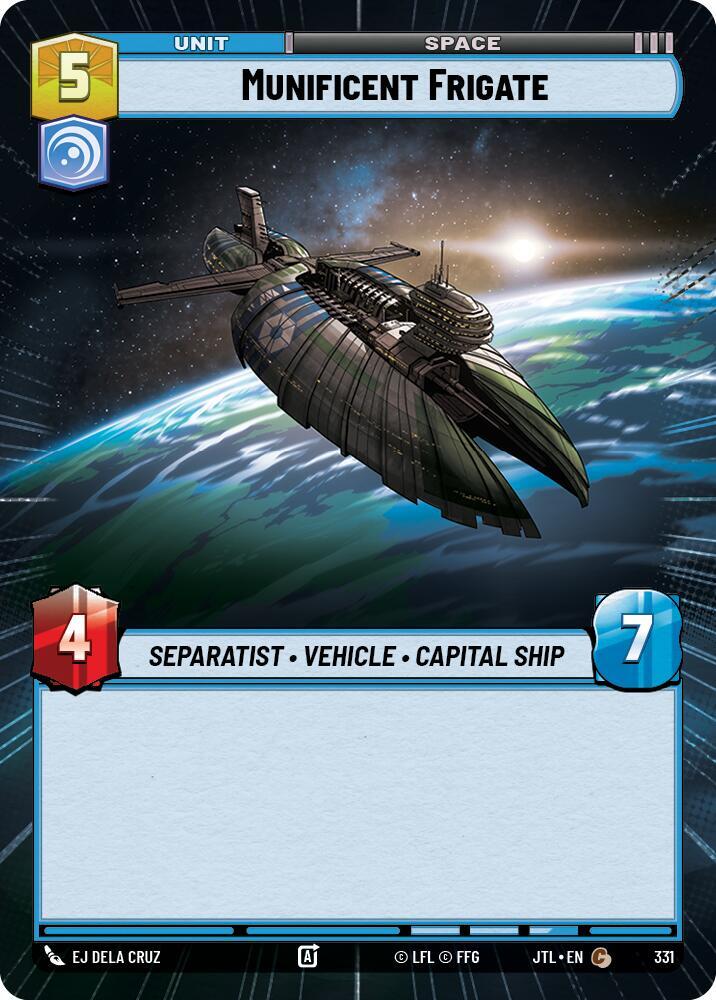 Munificent Frigate (Hyperspace) [Jump to Lightspeed] 331