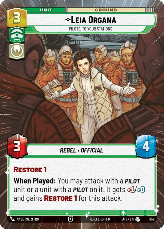 Leia Organa - Pilots, To Your Stations (Hyperspace) [Jump to Lightspeed] 359