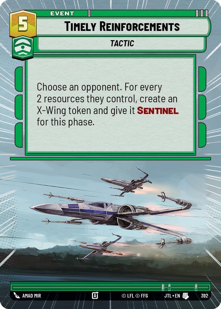 Timely Reinforcements (Hyperspace) [Jump to Lightspeed] 392