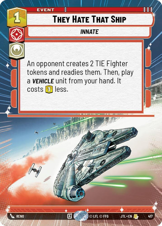 They Hate That Ship (Hyperspace) [Jump to Lightspeed] 417