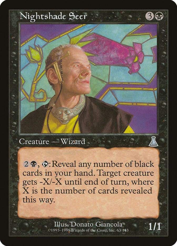Nightshade Seer [Urza's Destiny] 63
