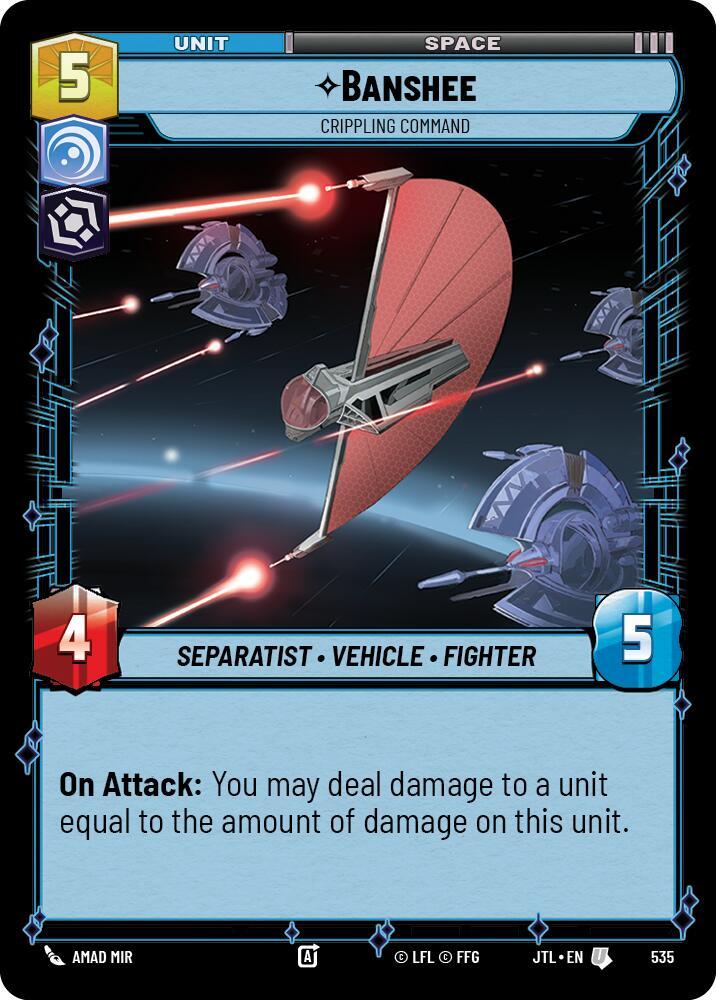 Banshee - Crippling Command (Foil) [Jump to Lightspeed] 535
