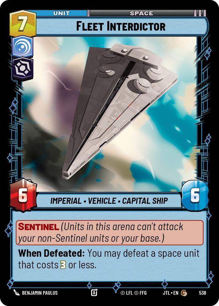 Fleet Interdictor (Foil) [Jump to Lightspeed] 538