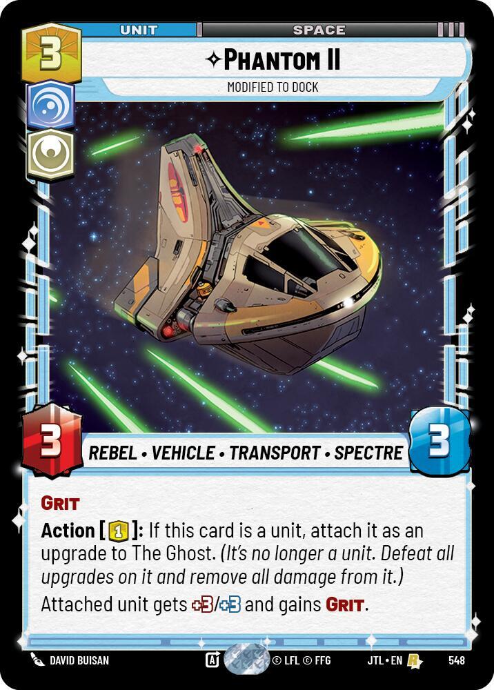 Phantom II - Modified to Dock (Foil) [Jump to Lightspeed] 548
