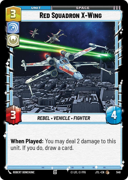 Red Squadron X-Wing (Foil) [Jump to Lightspeed] 549