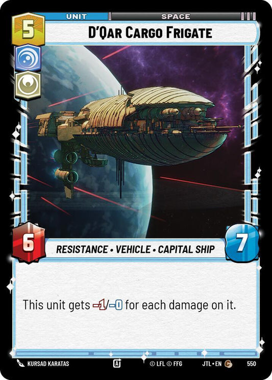D'Qar Cargo Frigate (Foil) [Jump to Lightspeed] 550
