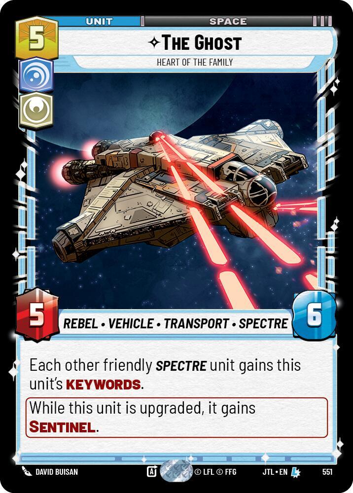 The Ghost - Heart of the Family (Foil) [Jump to Lightspeed] 551