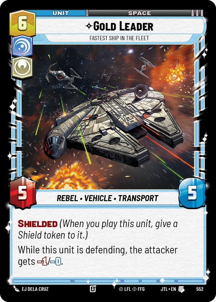 Gold Leader - Fastest Ship in the Fleet (Foil) [Jump to Lightspeed] 552
