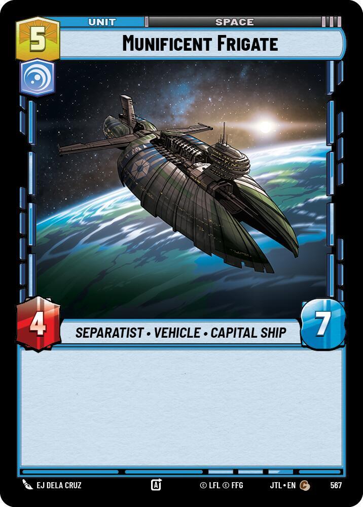 Munificent Frigate (Foil) [Jump to Lightspeed] 567