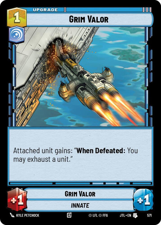 Grim Valor (Foil) [Jump to Lightspeed] 571