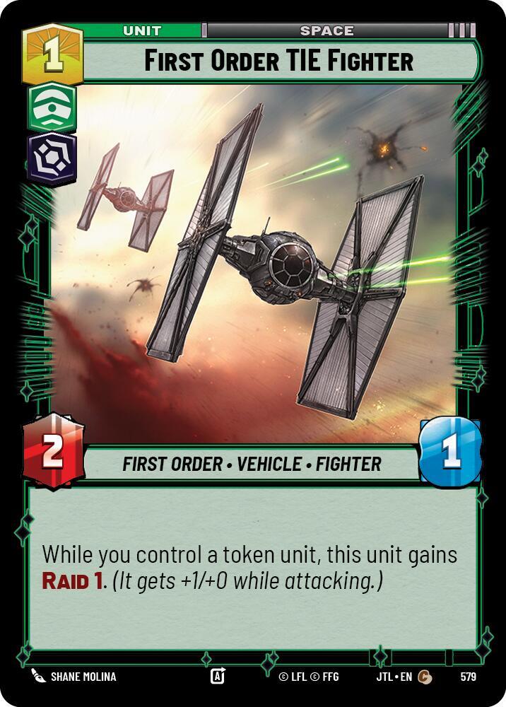 First Order TIE Fighter (Foil) [Jump to Lightspeed] 579