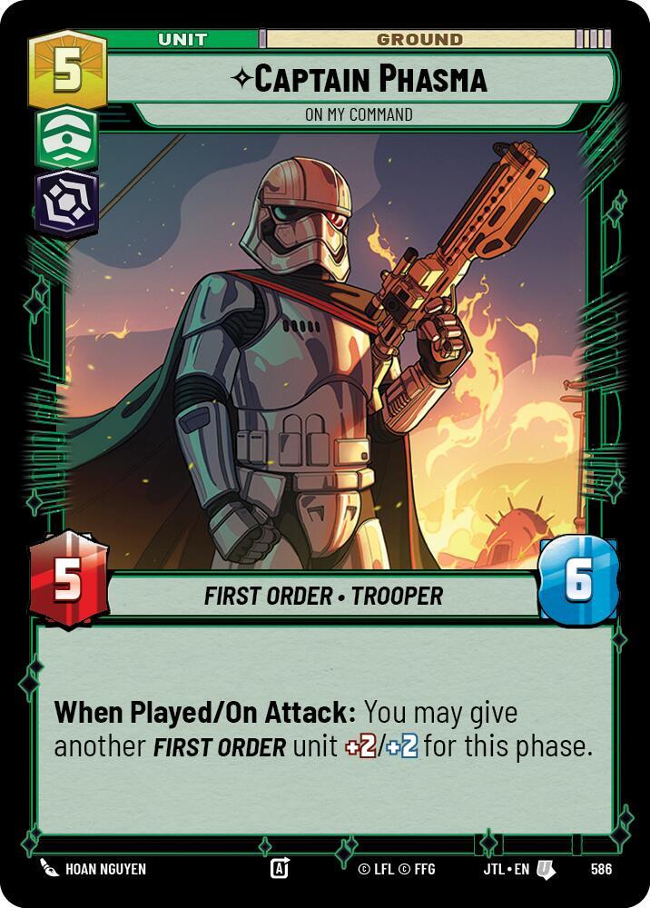 Captain Phasma - On My Command (Foil) [Jump to Lightspeed] 586